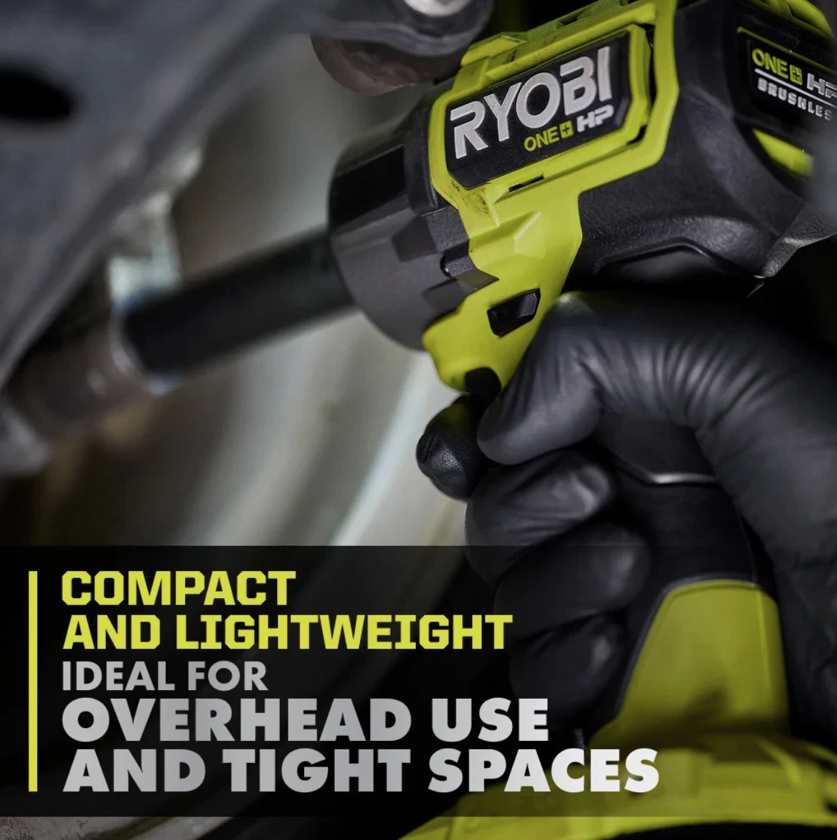 Ryobi PSBIW02 18V ONE+ HP Compact Brushless 4-Mode 3/8" Impact Wrench -Body Only